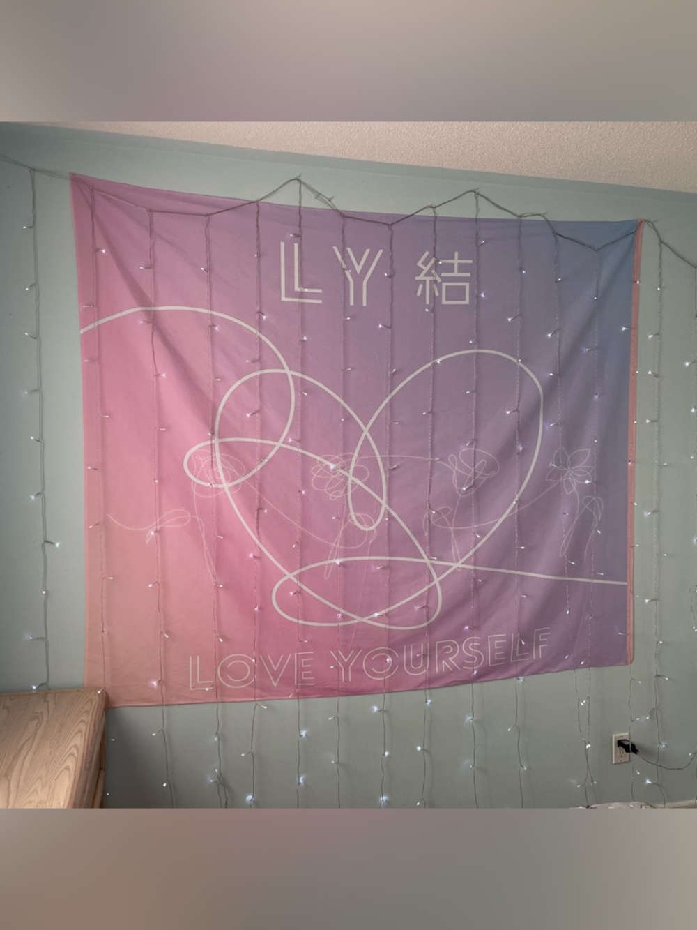 BTS Love Yourself Wall Tapestry